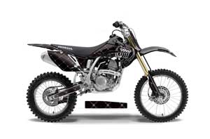 Honda CRF150 R Dirt Bike Graphic Kit - 2007-2016 Silver Star - Reloaded Chrome