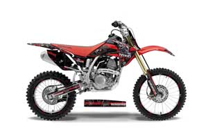 Honda CRF150 R Dirt Bike Graphic Kit - 2007-2016 Toxicity Red
