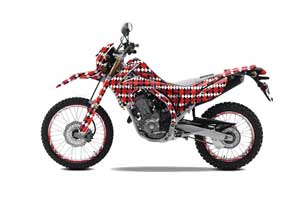 Honda CRF250 L Enduro Dirt Bike Graphic Kit - 2013-2016 Argyle Red