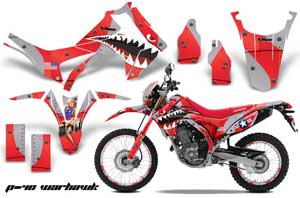 Honda CRF250 L Enduro Dirt Bike Graphic Kit - 2013-2016 P40 Warhawk Red