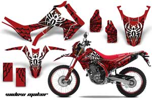 Honda CRF250 L Enduro Dirt Bike Graphic Kit - 2013-2016 Widow Maker Red