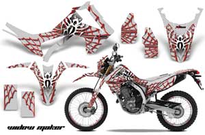 Honda CRF250 L Enduro Dirt Bike Graphic Kit - 2013-2016 Widow Maker White