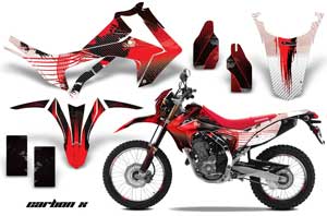 Honda CRF250 L Enduro Dirt Bike Graphic Kit - 2013-2016 Carbon X Red