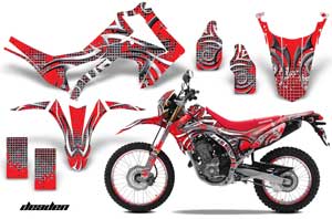 Honda CRF250 L Enduro Dirt Bike Graphic Kit - 2013-2016 Deaden Red
