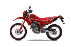 Honda CRF250 L Enduro Dirt Bike Graphic Kit - 2013-2016 Digicamo Red