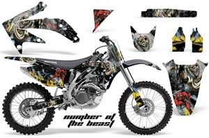 Honda CRF450 R Dirt Bike Graphic Kit - 2002-2012 Number of the Beast