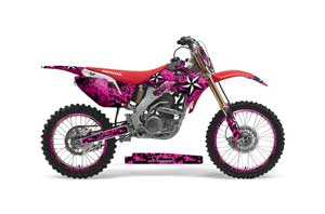 Honda CRF250 R Dirt Bike Graphic Kit - 2004-2013 Northstar Pink