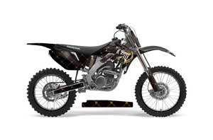 Honda CRF250 R Dirt Bike Graphic Kit - 2004-2013 Silver Star - Reloaded Gold