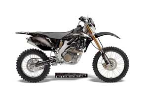 Honda CRF250 X Dirt Bike Graphic Kit - 2004-2017 Reaper Black