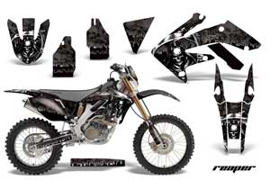 Honda CRF250 X Dirt Bike Graphic Kit - 2004-2017 Reaper Black