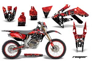 Honda CRF250 X Dirt Bike Graphic Kit - 2004-2017 Reaper Red