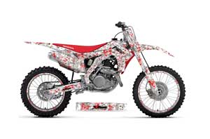 Honda CRF450 R Dirt Bike Graphic Kit - 2013-2016 Butterfly Red
