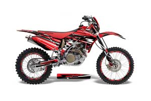Honda CRF450 X Dirt Bike Graphic Kit - 2005-2016 Attack Red