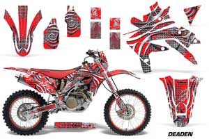 Honda CRF450 X Dirt Bike Graphic Kit - 2005-2016 Deaden Red