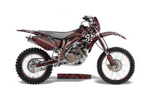 Honda CRF450 X Dirt Bike Graphic Kit - 2005-2016 Widow Maker Red