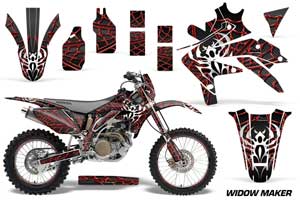 Honda CRF450 X Dirt Bike Graphic Kit - 2005-2016 Widow Maker Red