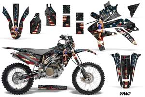 Honda CRF450 X Dirt Bike Graphic Kit - 2005-2016 WW2