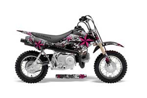Honda CRF50 Dirt Bike Graphic Kit - 2004-2013 Northstar Pink