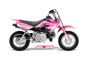 Honda CRF50 Dirt Bike Graphic Kit - 2004-2013 Starlett Pink
