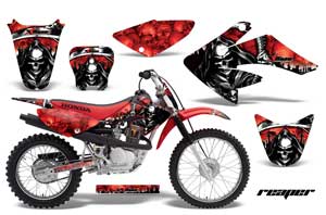 Honda CRF70 Dirt Bike Graphic Kit - 2004-2015 Reaper Red