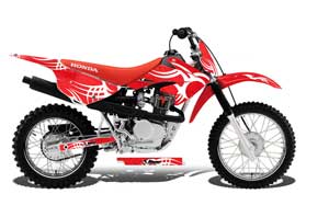 Honda CRF100 Dirt Bike Graphic Kit