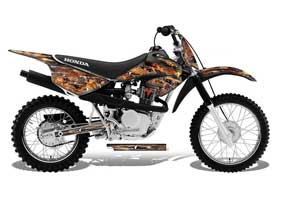 Honda CRF100 Dirt Bike Graphic Kit