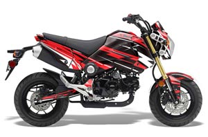 Honda Grom 125 Dirt Bike Graphic Kit - 2013-2016 Attack Red
