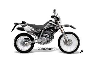 Honda XR250 SM Dirt Bike Graphic Kit - 2003-2005 Tribal Flames
