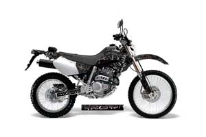 Honda XR250 SM Dirt Bike Graphic Kit - 2003-2005 Reaper Black