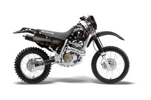 Honda XR400 Dirt Bike Graphic Kit - 1996-2004 Reaper Black