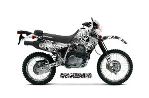 Honda XR650L Dirt Bike Graphic Kit - 1993-2018 Northstar White