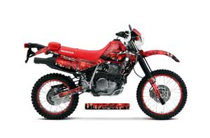 Honda XR650L Dirt Bike Graphic Kit - 1993-2018 Reaper Red