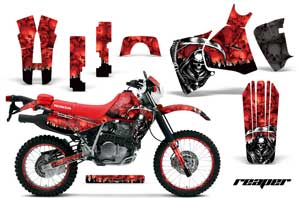 Honda XR650L Dirt Bike Graphic Kit - 1993-2018 Reaper Red