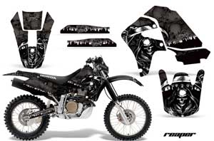 Honda XR650R Dirt Bike Graphic Kit - 2000-2010 Reaper Black