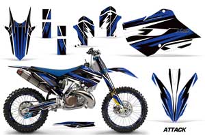Husaberg TC / FC 250 Dirt Bike Graphic Kit - 2013-2014 Attack Blue