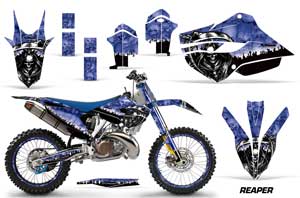 Husaberg TC / FC 250 Dirt Bike Graphic Kit - 2013-2014 Reaper Blue