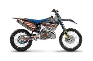 Husaberg TC / FC 250 Dirt Bike Graphic Kit - 2013-2014 WW2