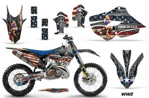 Husaberg TC / FC 250 Dirt Bike Graphic Kit - 2013-2014 WW2