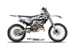 Husqvarna TC 125 Dirt Bike Graphic Kit - 2016-2017 Reaper White
