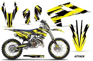 Husqvarna FC 250 Dirt Bike Graphic Kit - 2016-2017 Attack Yellow