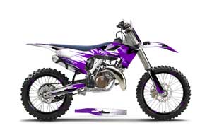 Husqvarna TC 125 Dirt Bike Graphic Kit - 2016-2017 Carbon X Purple