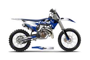 Husqvarna TC 125 Dirt Bike Graphic Kit - 2016-2017 Carbon X Blue