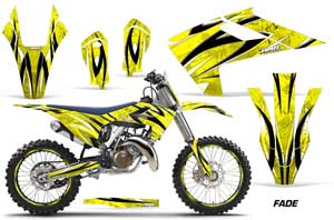 Husqvarna FC 250 Dirt Bike Graphic Kit - 2016-2017 Fade Yellow