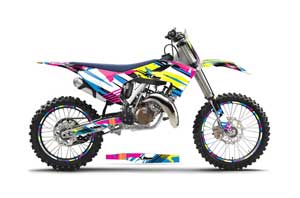 Husqvarna FC 250 Dirt Bike Graphic Kit - 2016-2017 Flashback