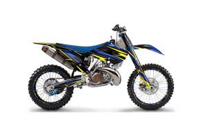 Husqvarna TC / FC 250 Dirt Bike Graphic Kit - 2014-2016 Attack Blue
