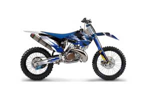 Husqvarna TC / FC 250 Dirt Bike Graphic Kit - 2014-2016 Carbon X Blue