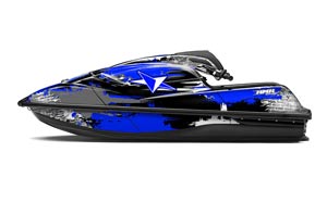 Kawasaki SX-R SXR JS1500 Jet Ski Graphic Kawi Kit