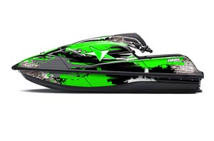 Kawasaki SX-R SXR JS1500 Jet Ski Graphic Kawi Kit