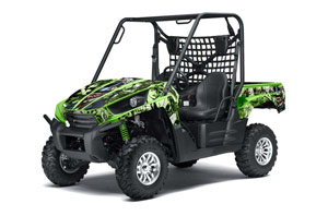 Kawasaki Teryx 750 Graphic Kit - 2007-2009 Mad Hatter Green