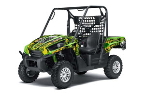 Kawasaki Teryx 750 Graphic Kit - 2007-2009 Motorhead Green